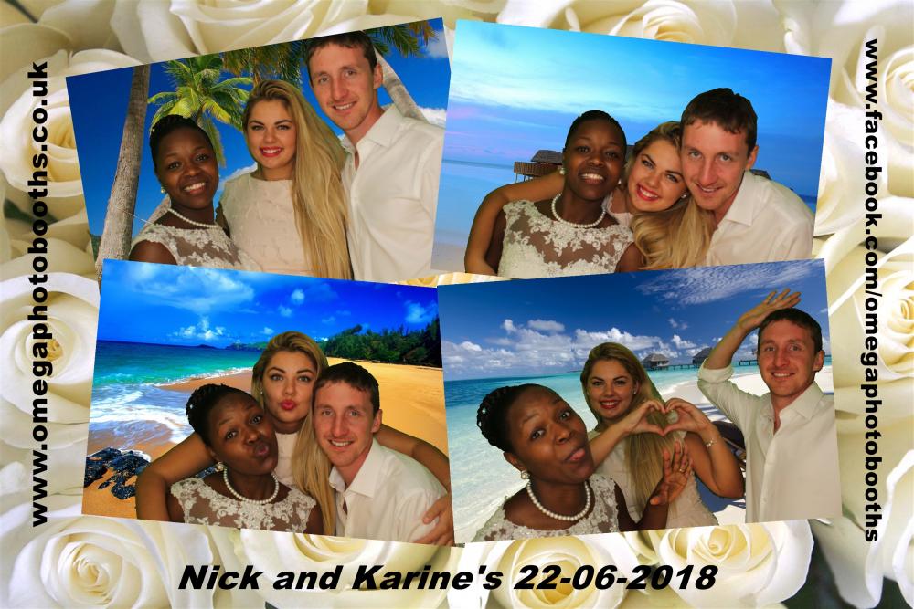 Nick & Karine's Wedding | View more photos from the event at gallery.omegaphotobooths.co.uk/u/Omega-Photobooths/Nick-Karines-Wedding